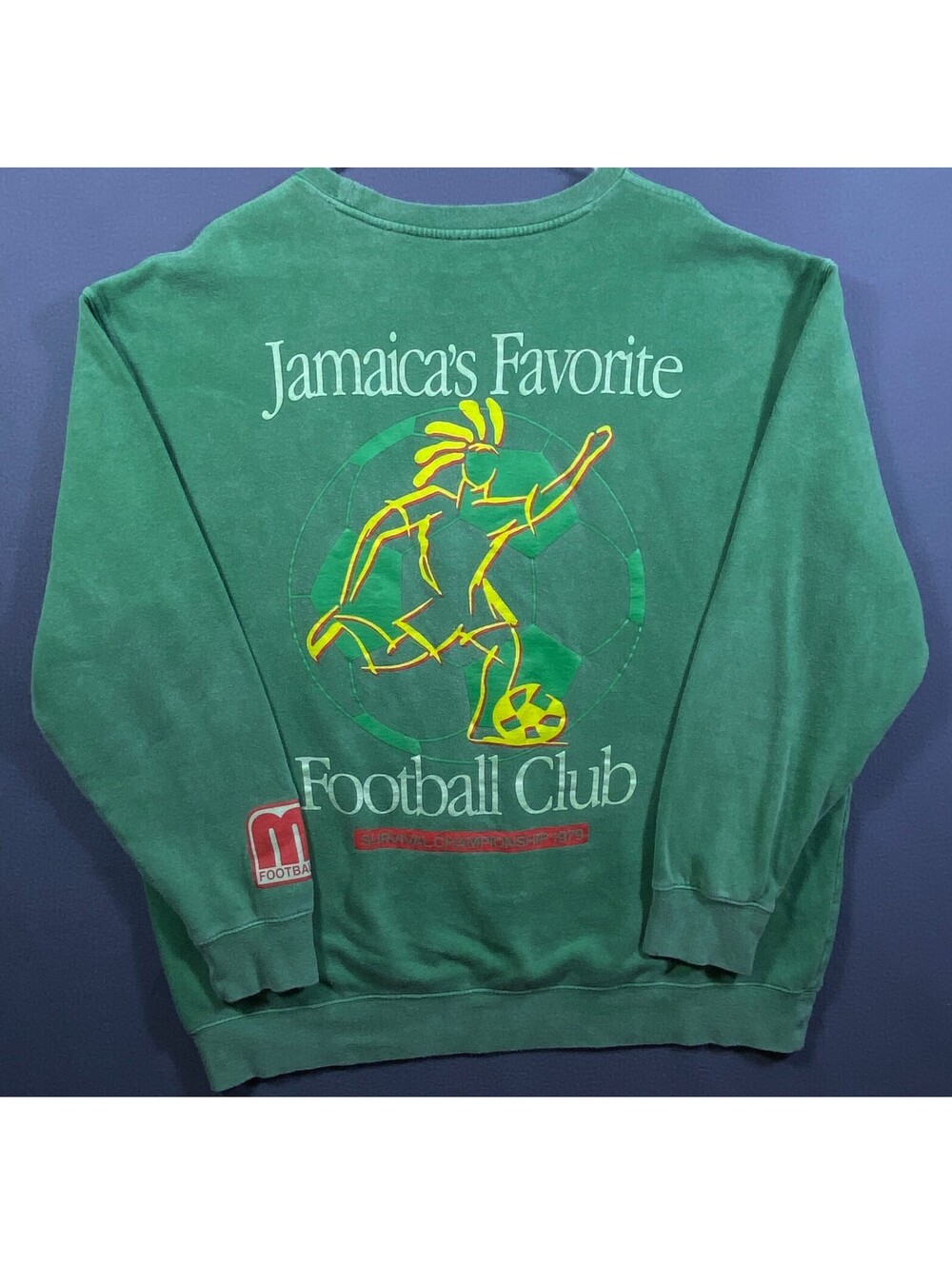 Marley Football Club Crew Neck Sweatshirt Zion Rootswear Men’s Size 3XL Oversize